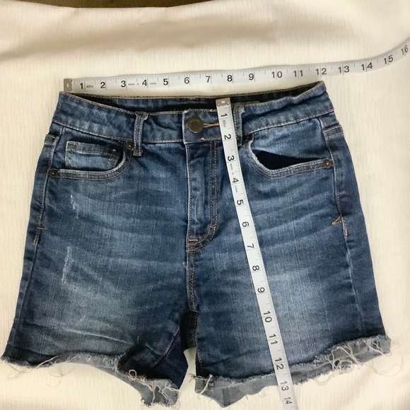 AEROPOSTALE Jean Distressed Denim Shorts Size 2 - Picture 5 of 7